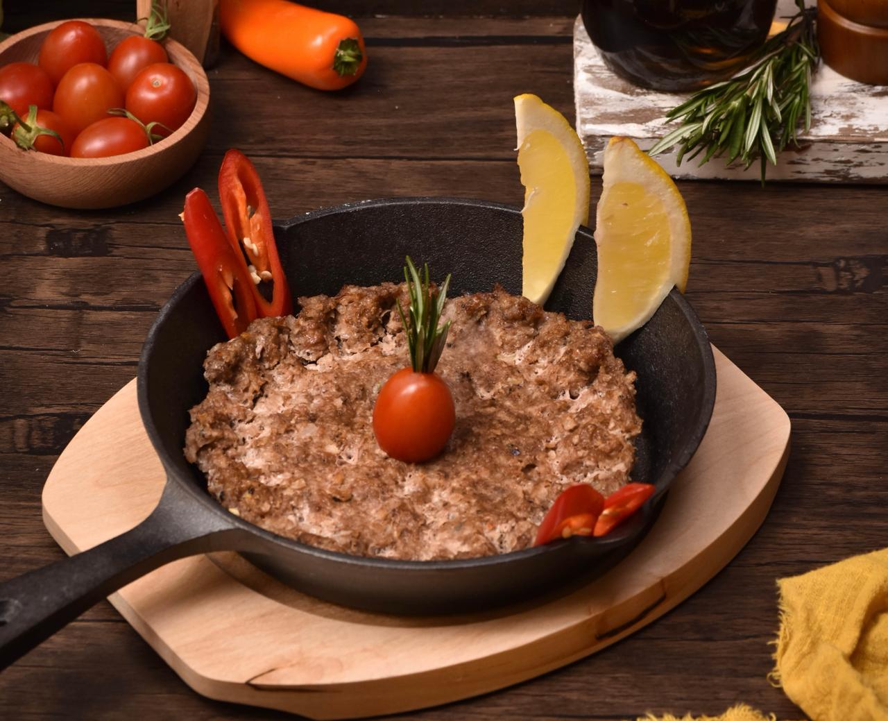 نفر لحمة بالصحن